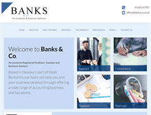Tablet Screenshot of banksco.co.uk